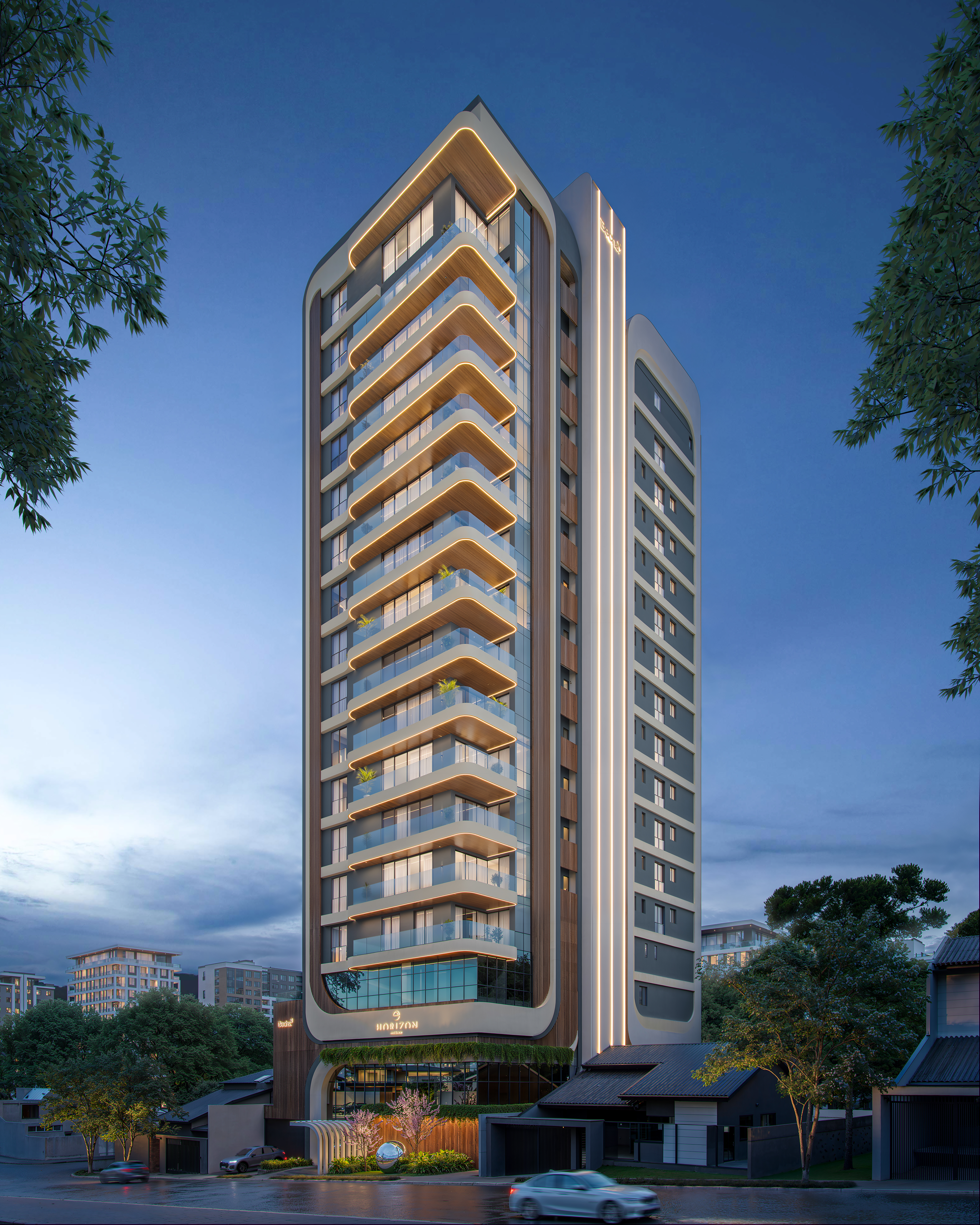 Horizon Residence — perspectiva dramática